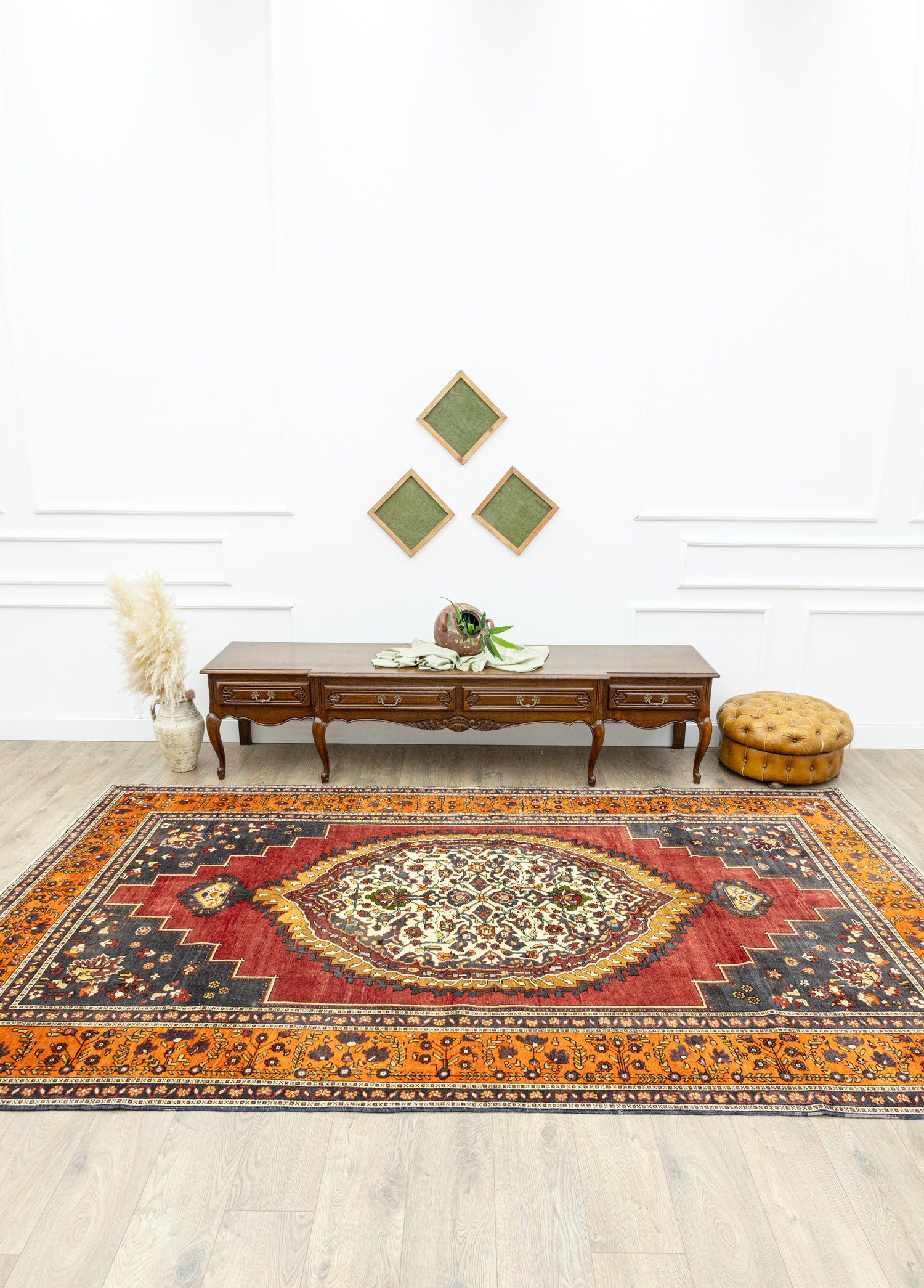 Ostan El Dokuma Yün Taşpınar Halısı 201x333 cm