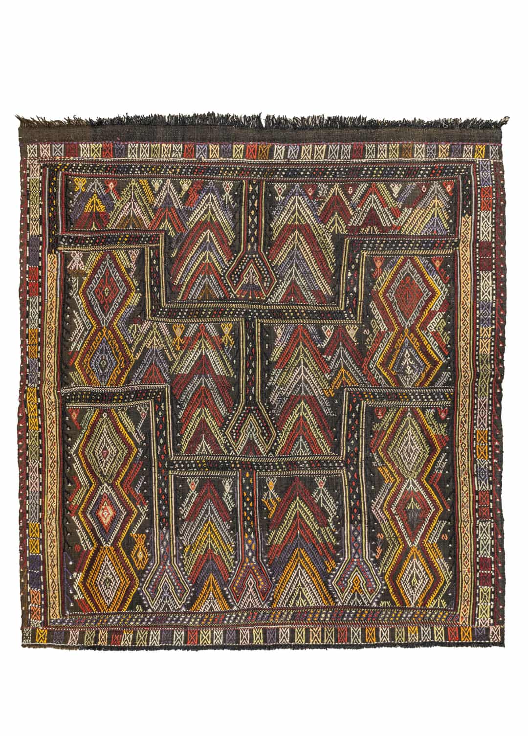 Ebren Geometrik El Dokuma Kilim 171x185 cm