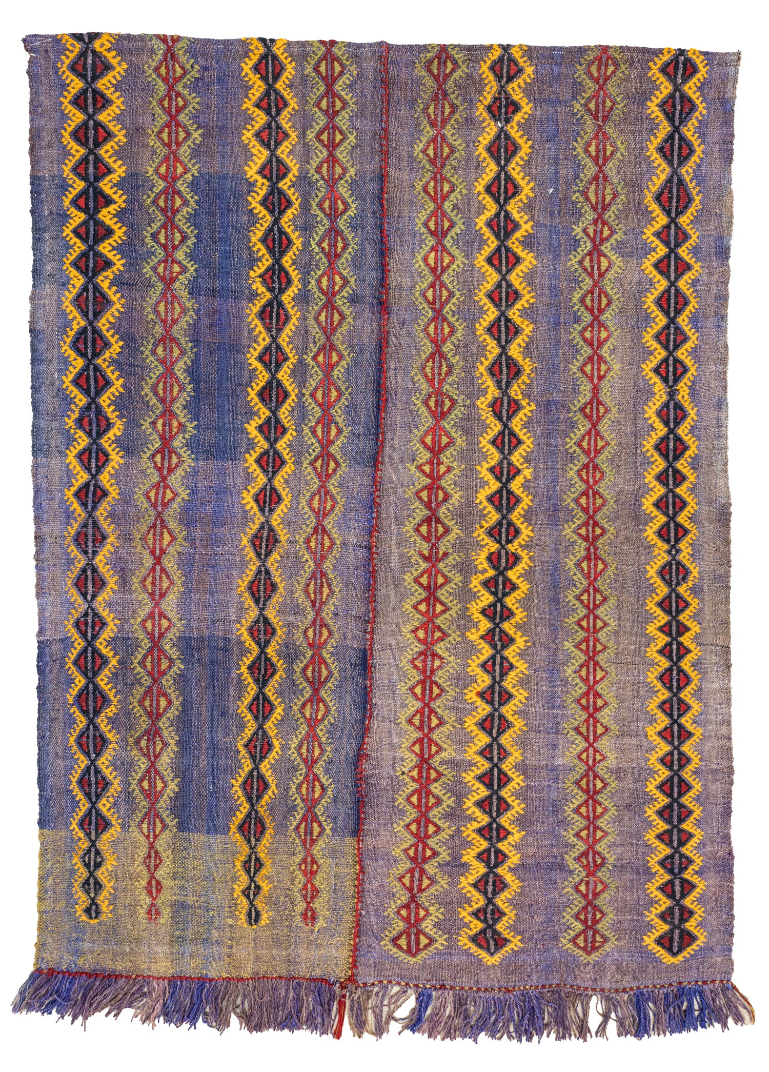 Aiden El Dokuma Çift Kanat Yün Cicim Kilim 124x168 cm