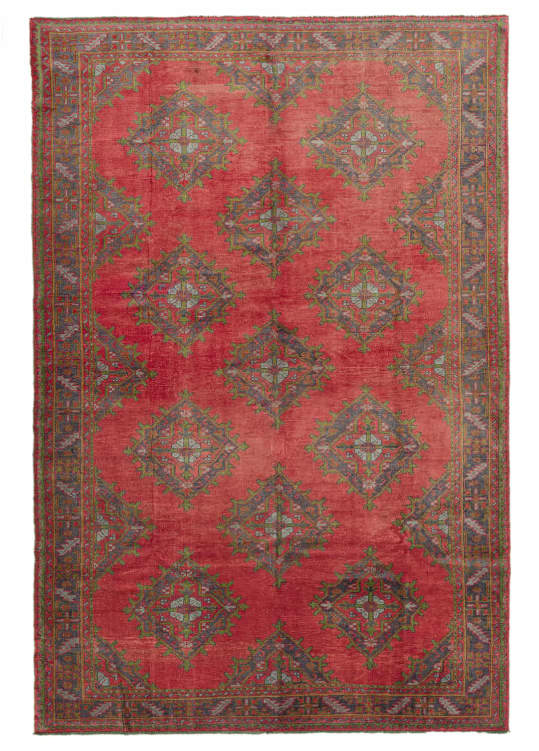 Zafir Rustik Tasarımlı El Dokuma Halı 267x409 cm