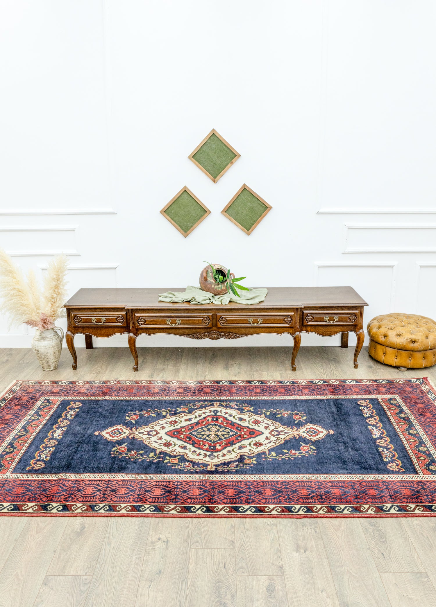 Armin Vintage El Dokuma Köy Halısı 152x303 cm