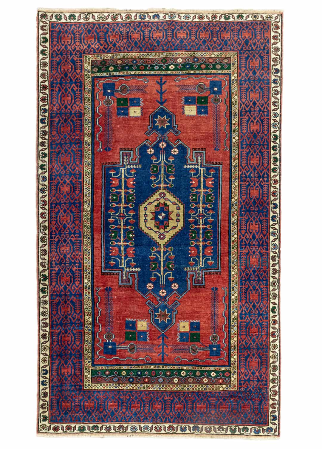 Gicen Selçuklu Motifli El Dokuma Halı 153x261 cm