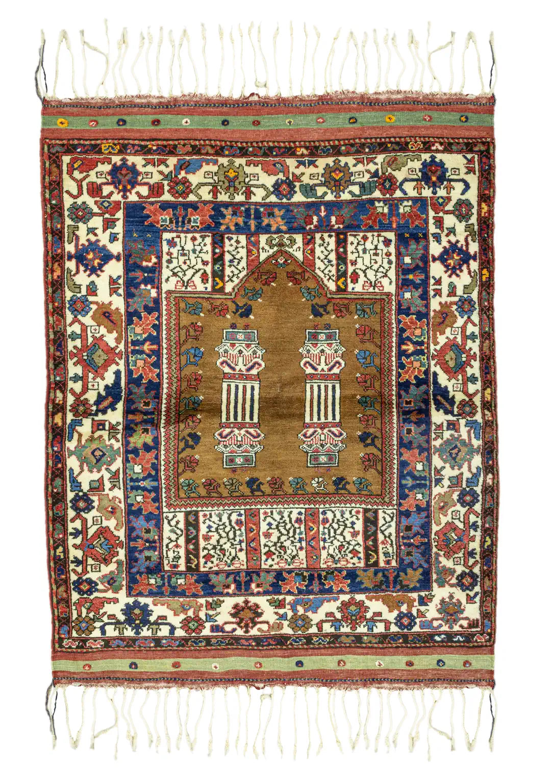 Bukan El Dokuma Dazkırı Halısı 128x147 cm