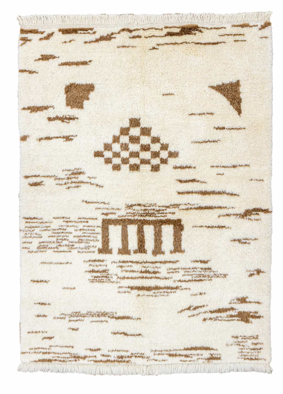 Meknes El Dokuma Moroccan Tarzı Yün Halı 140x191 cm