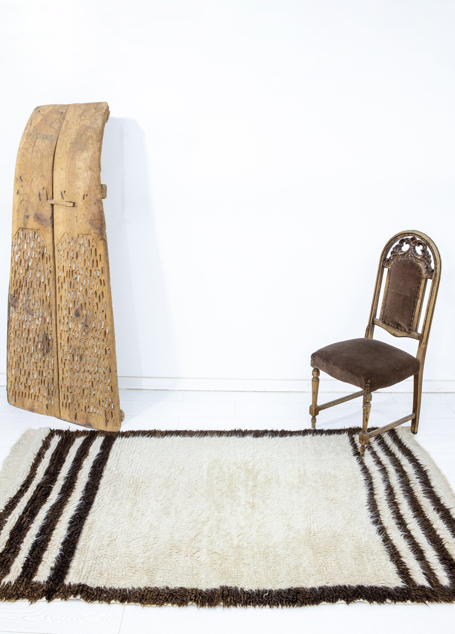 Onat Vintage İlkel Desenli Tülü Halı 122x200 cm