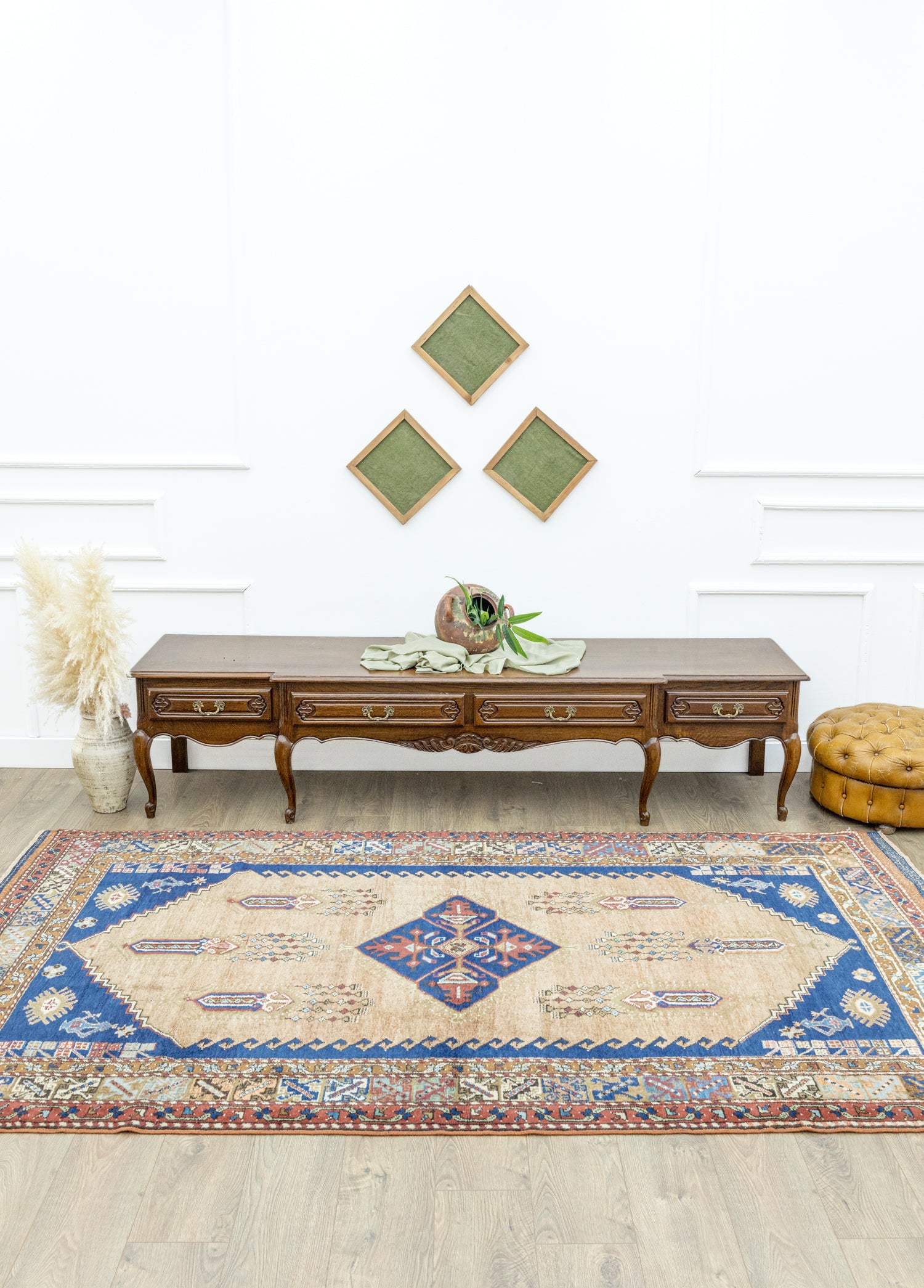 Zengi Geometrik Desenli Dazkırı Halısı 162x272 cm