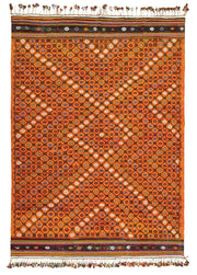 Uraz Geometrik Desenli Cicim Kilim 227x325 cm