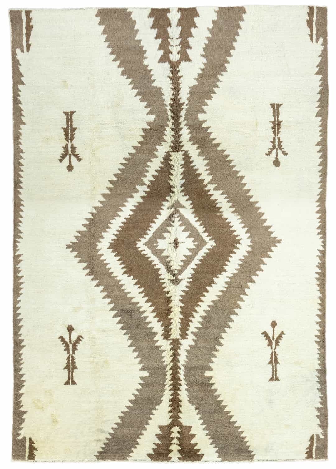 Kozlu Geometrik Desenli El Dokuma Halı 286x331 cm