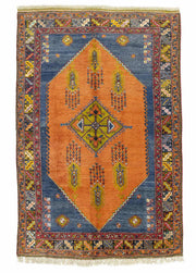 Timer Geometrik Tasarımlı Yün Halı 194x278 cm