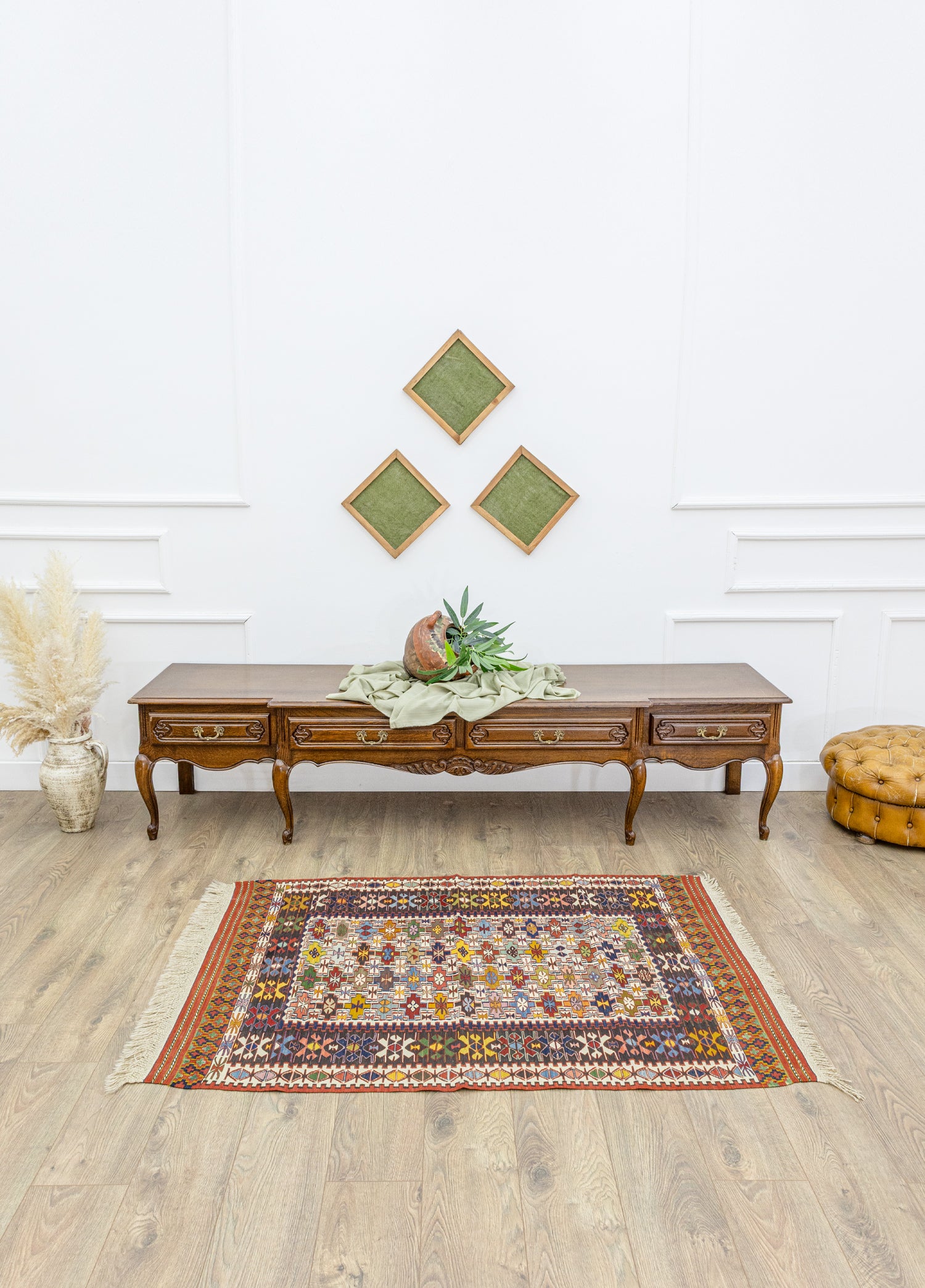 Tove Colorful Wool Nuzumla Kilim 109x152 cm