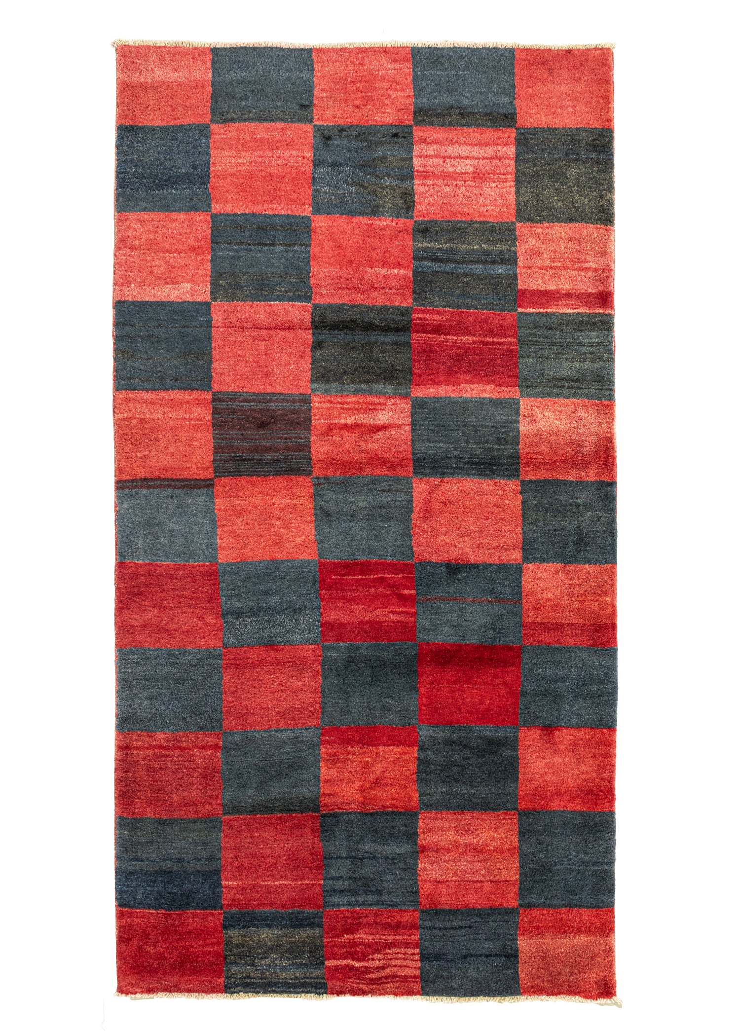 Bayça Damalı El Dokuma Yün Halı 148x292 cm