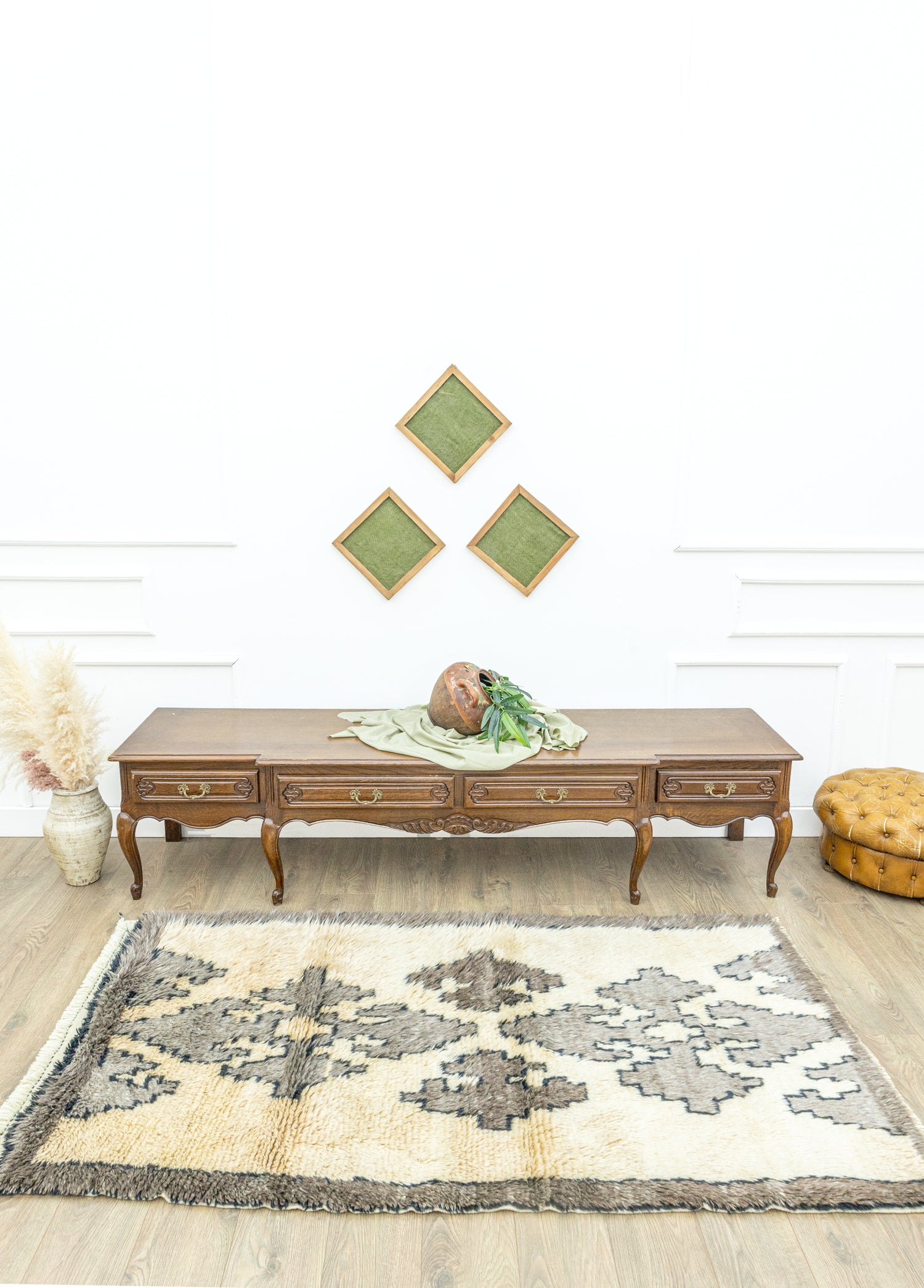 Malaga El Dokuma Tiftik Halı 118x211 cm