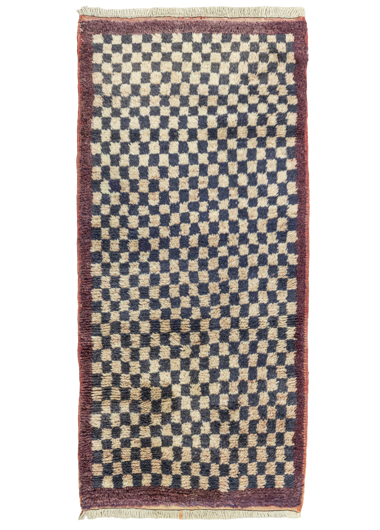 Kiyra Dama Desenli El Dokuma Halı 71x150 cm