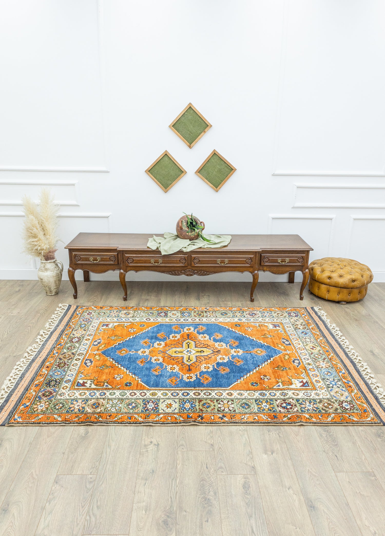 Dargıl El Dokuma Renkli Dazkırı Halı 158x210 cm