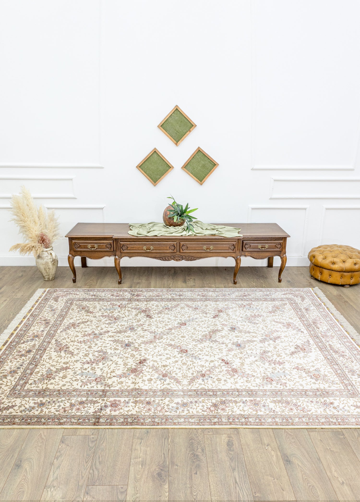 Ahves El Dokuma Çin İpeği Halı 187x273 cm