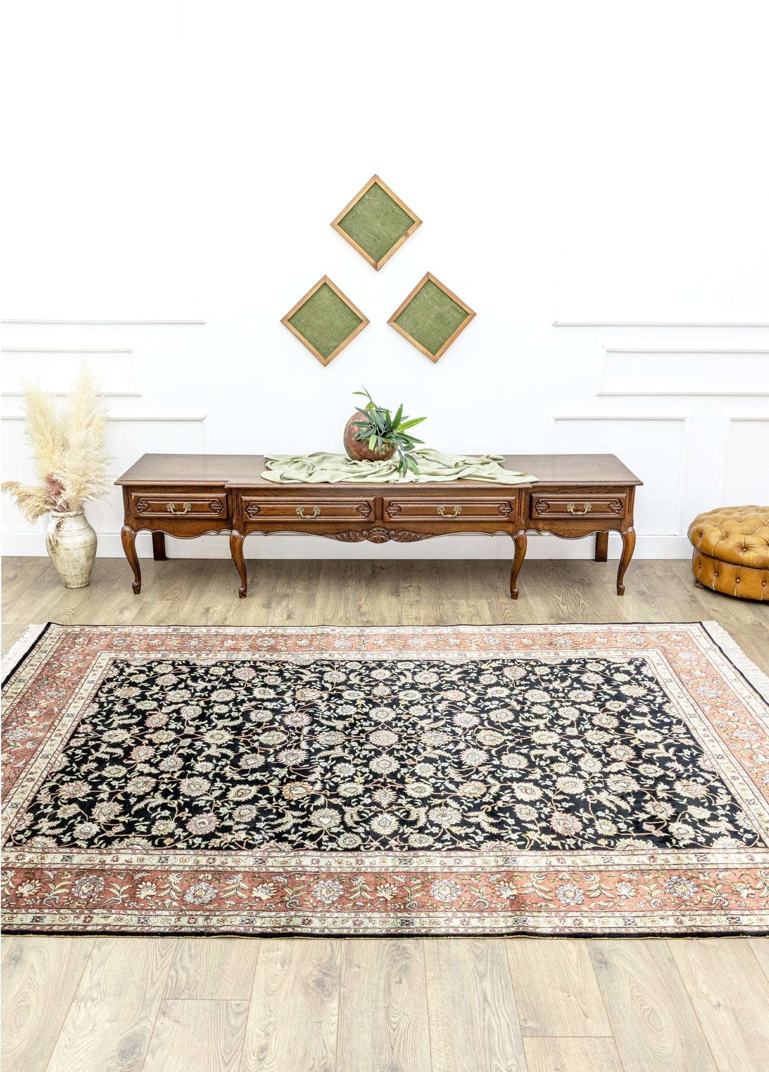 Dalya Çiçek Desenli El Dokuma Halı 182x274 cm