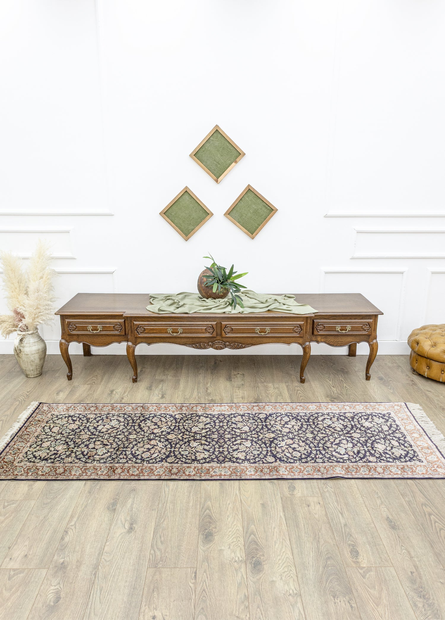 Pelar El Dokuma İpek Yolluk Halı 78x240 cm