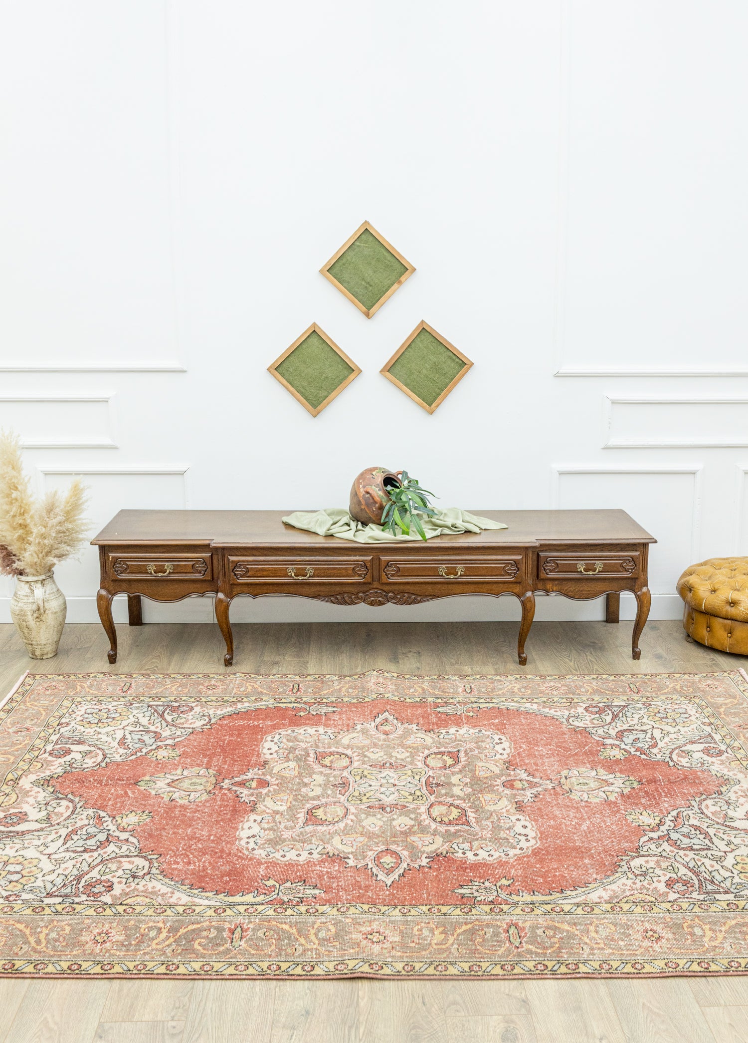 Enis Rustik Tasarımlı El Dokuma Halı 181x289 cm