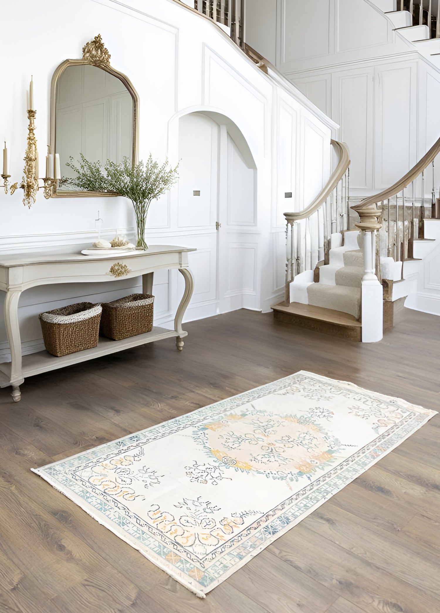 Yasuc El Dokuma Floral Yolluk Halı 88x184 cm