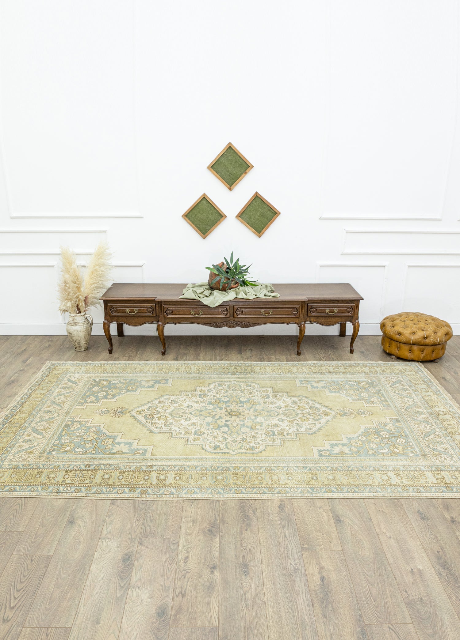 Fulya Pastel Renkli El Dokuma Yün Halı 189x322 cm