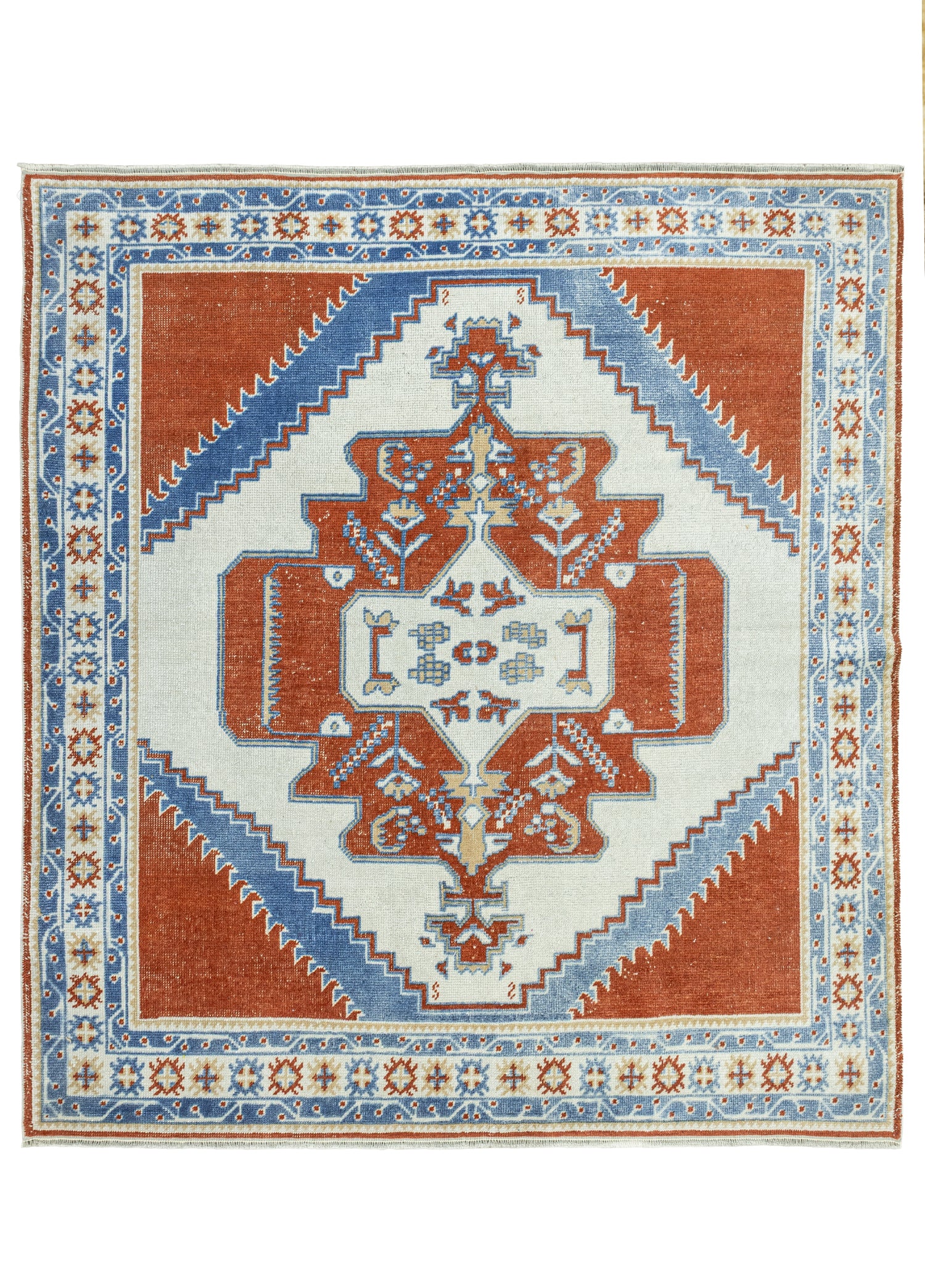 Pamir El Dokuma Rustik Halı 195x200 cm