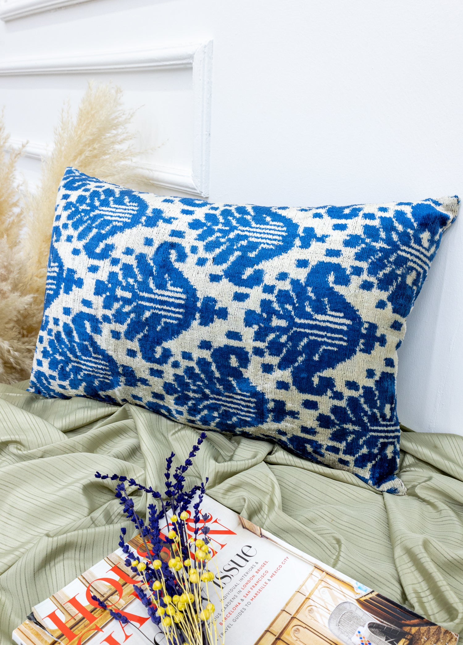 Vidadi El Yapımı Çift Taraflı İkat Kırlent 60x40 cm