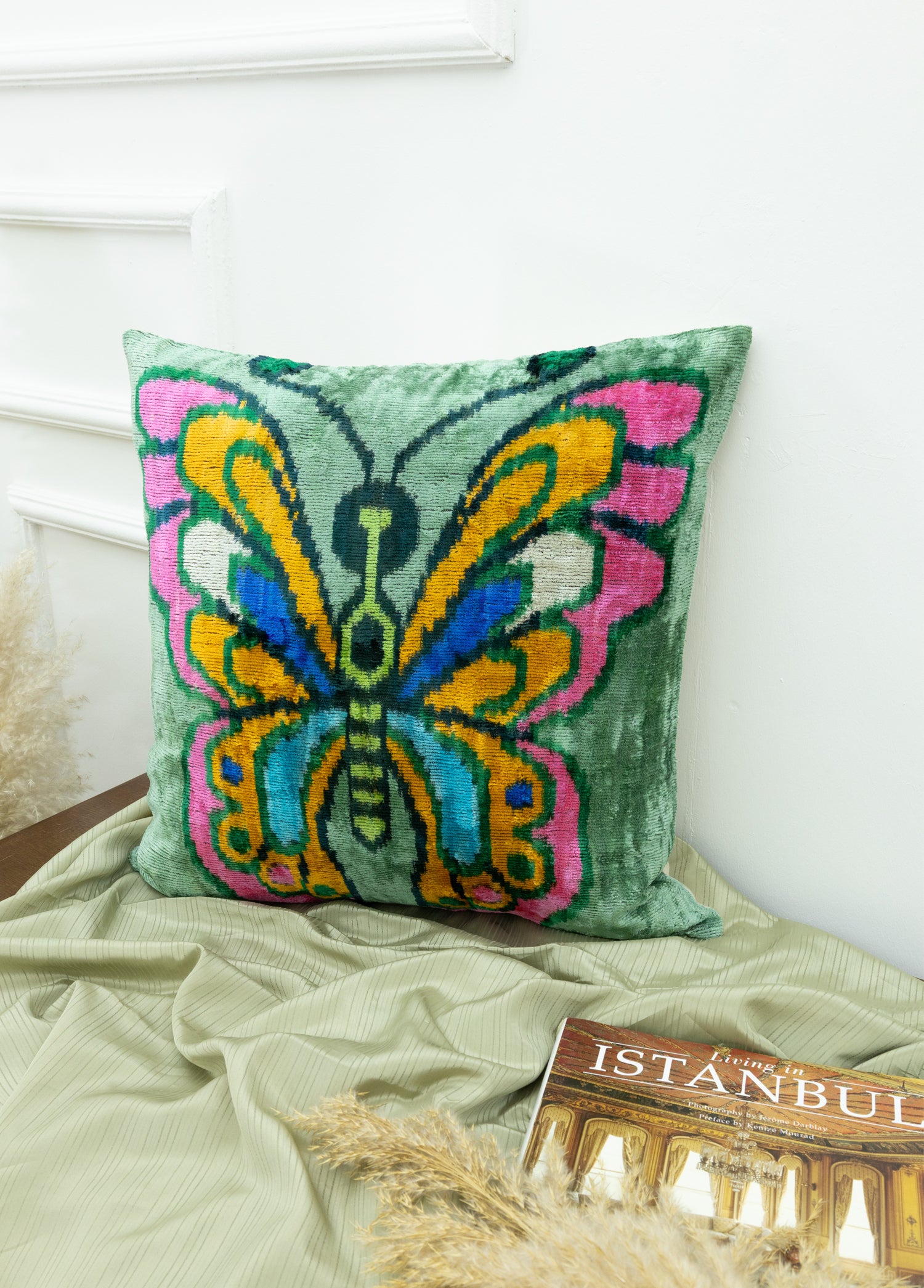 Itır El Yapımı İkat Kırlent 50x50 cm