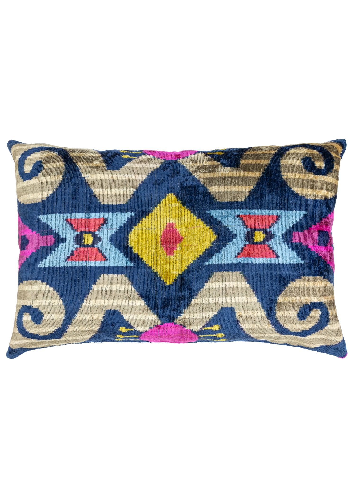 Jean El Yapımı Kadife Kırlent 60x40 cm