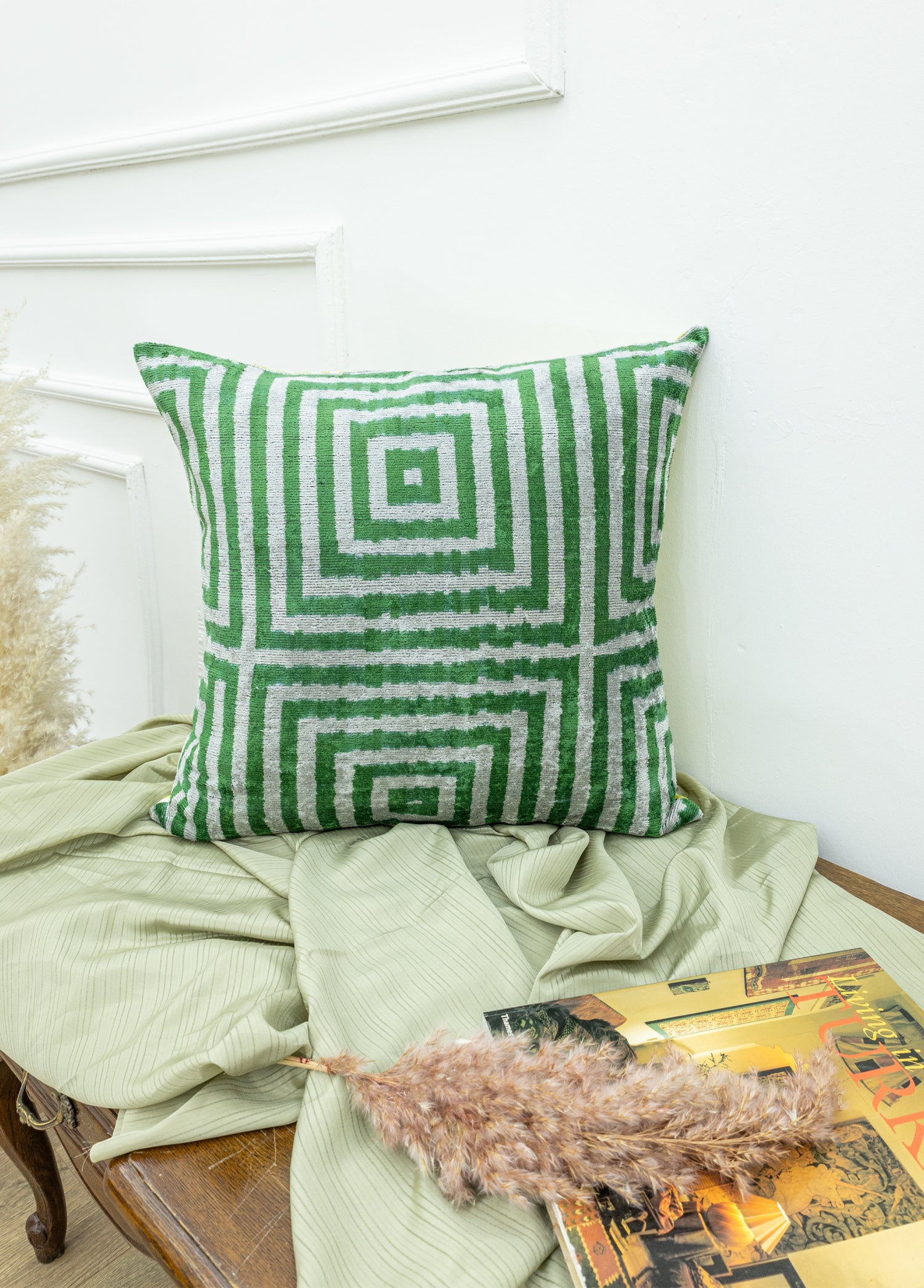 Moren Dekoratif Çift Taraflı Kırlent 50x50 cm