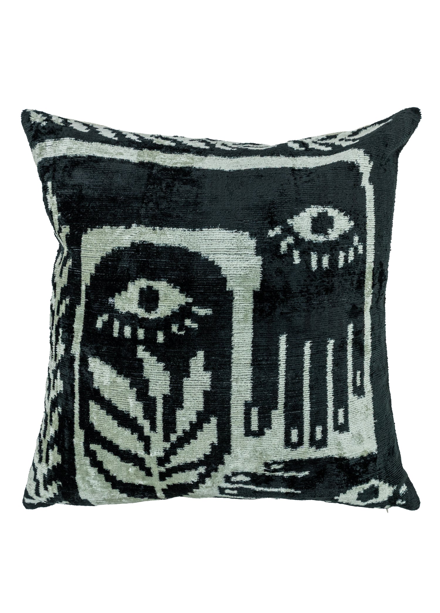 Lirhan Modern Tasarımlı İkat Kırlent 50x50 cm