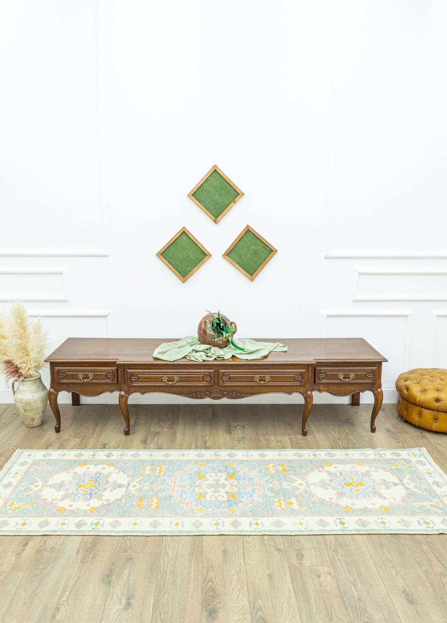 Franky El Dokuma Renkli Uşak Yolluk 81x225 cm