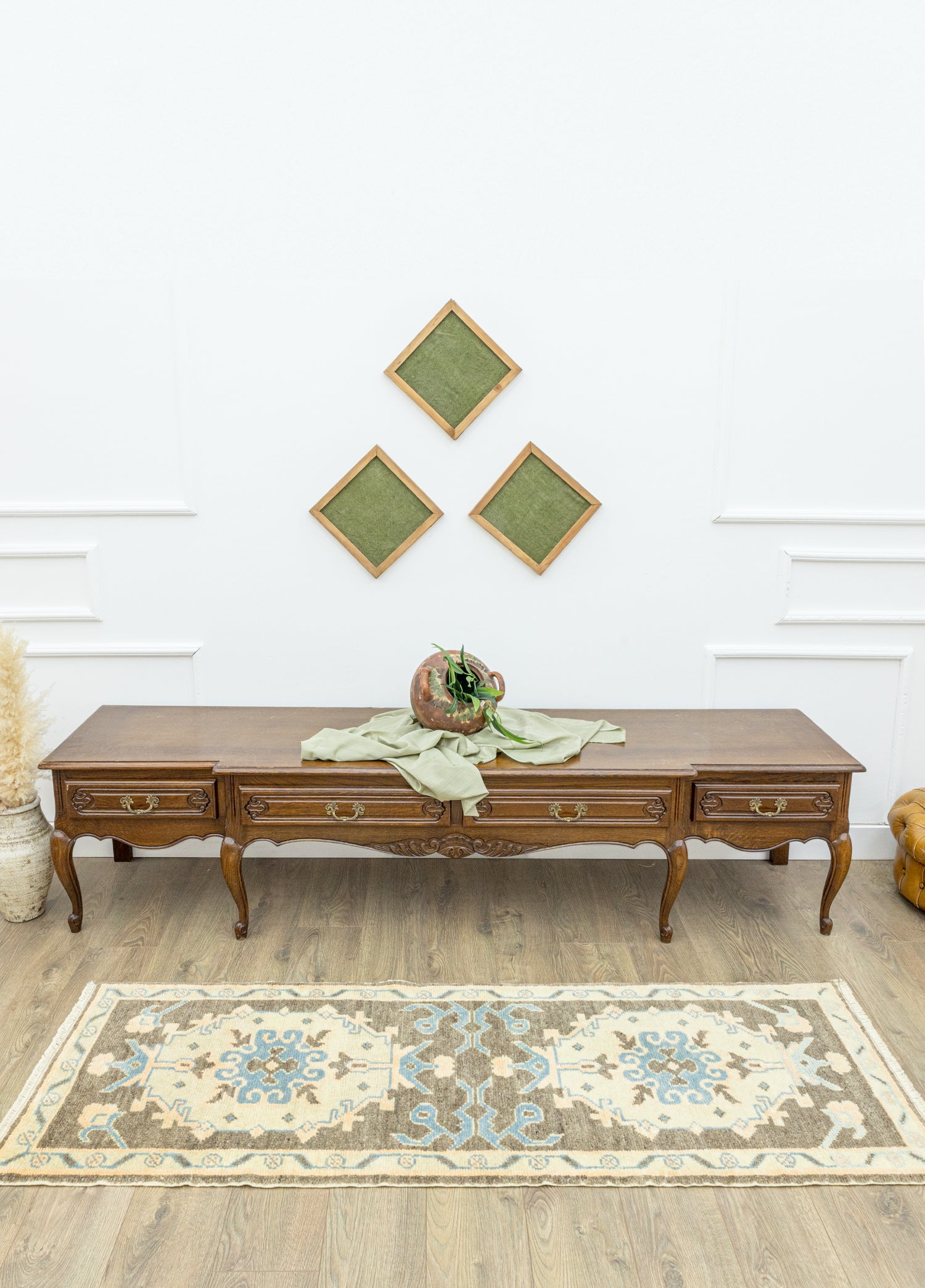 Asifa Floral El Dokuma Uşak Yolluk 70x197 cm