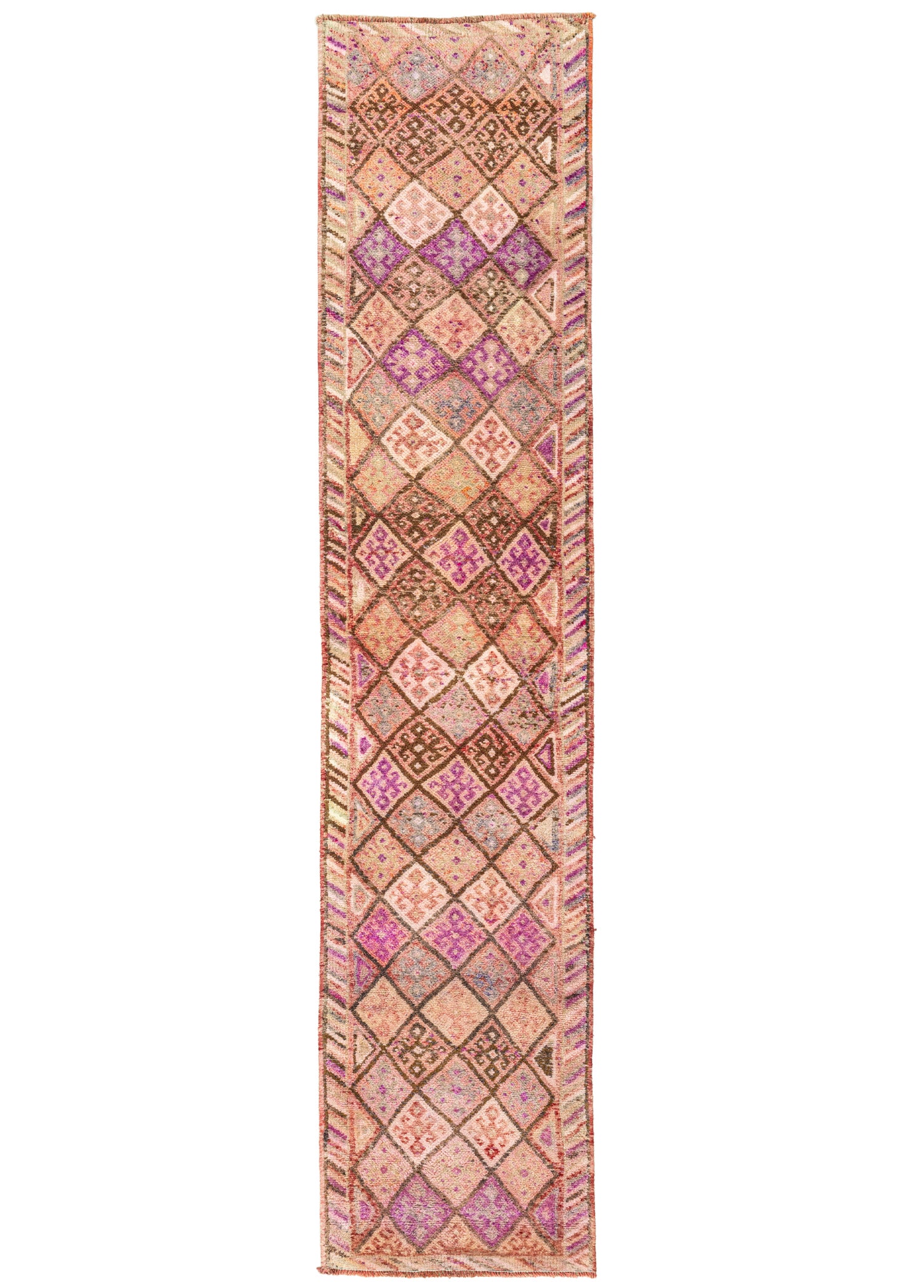 Lonice Geometrik Desenli Herki Yolluk 70x415 cm