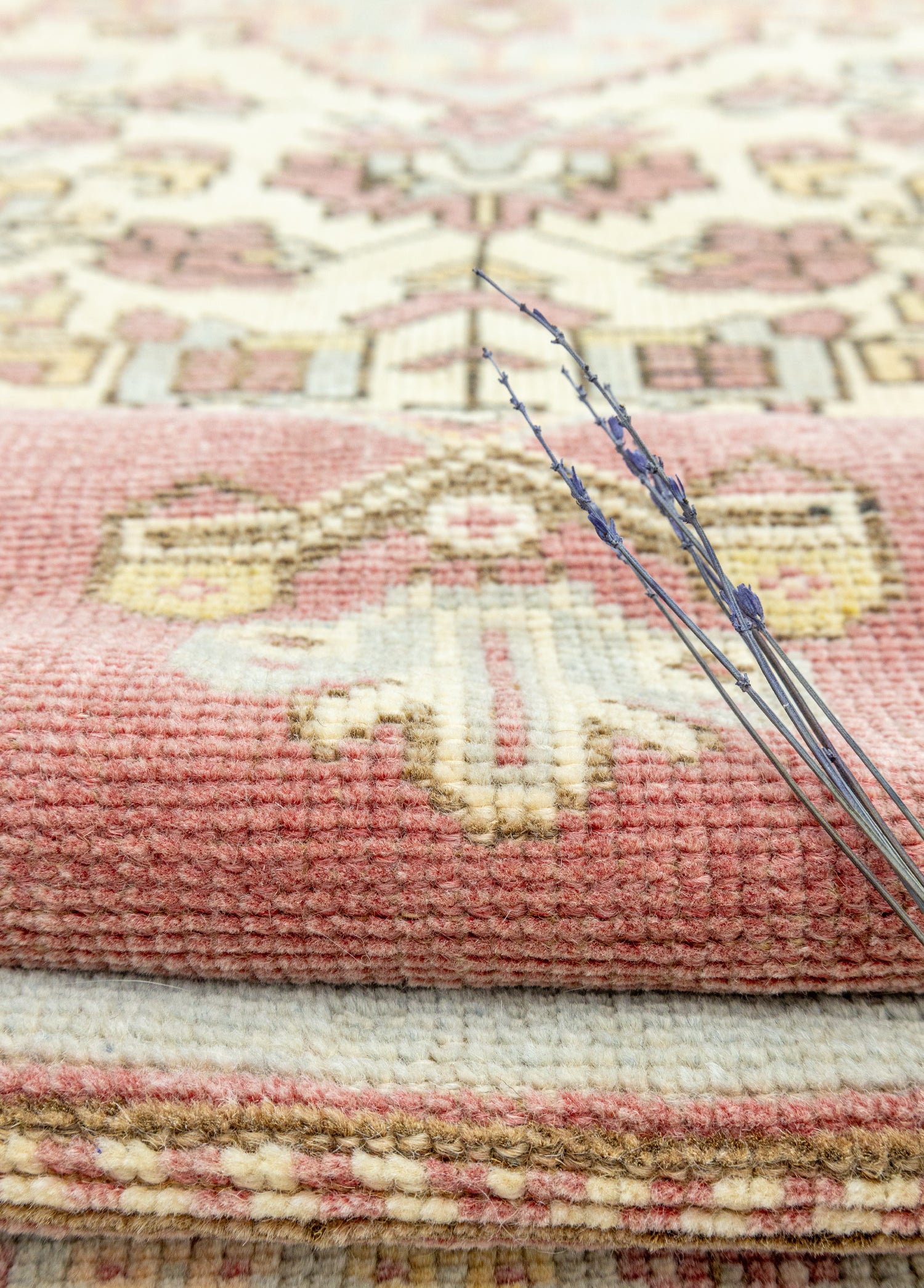 Liatris Geleneksel Desenli Yün Yolluk 91x309 cm