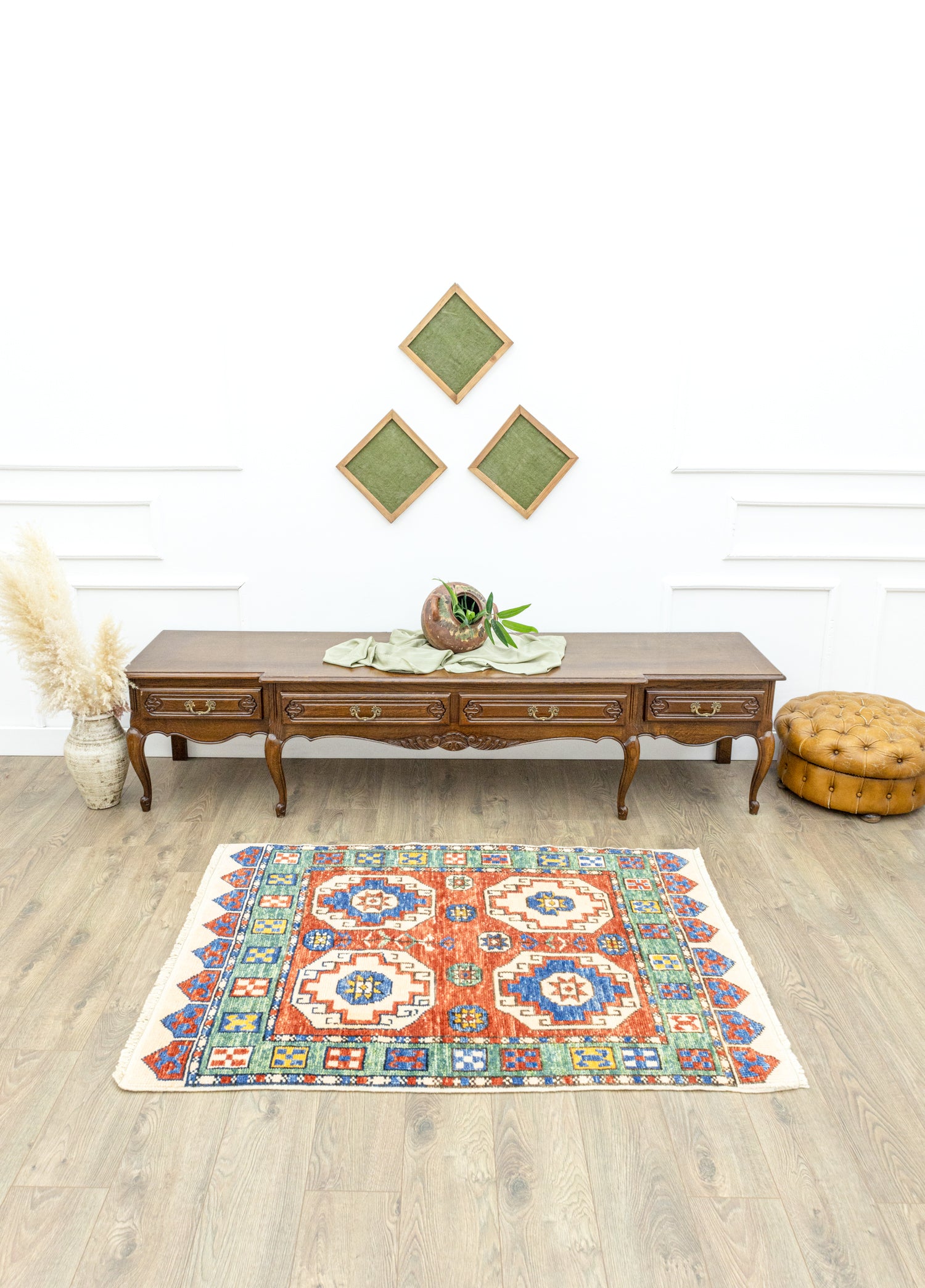 Hera El Dokuma Yün Uşak Halı 112x152 cm