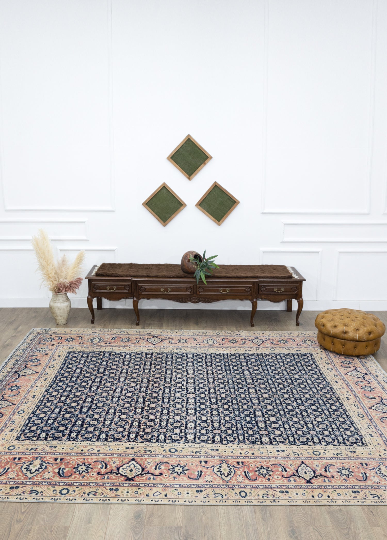 Dehloran Fish Design Hand-Woven Persian Carpet 251x328 cm