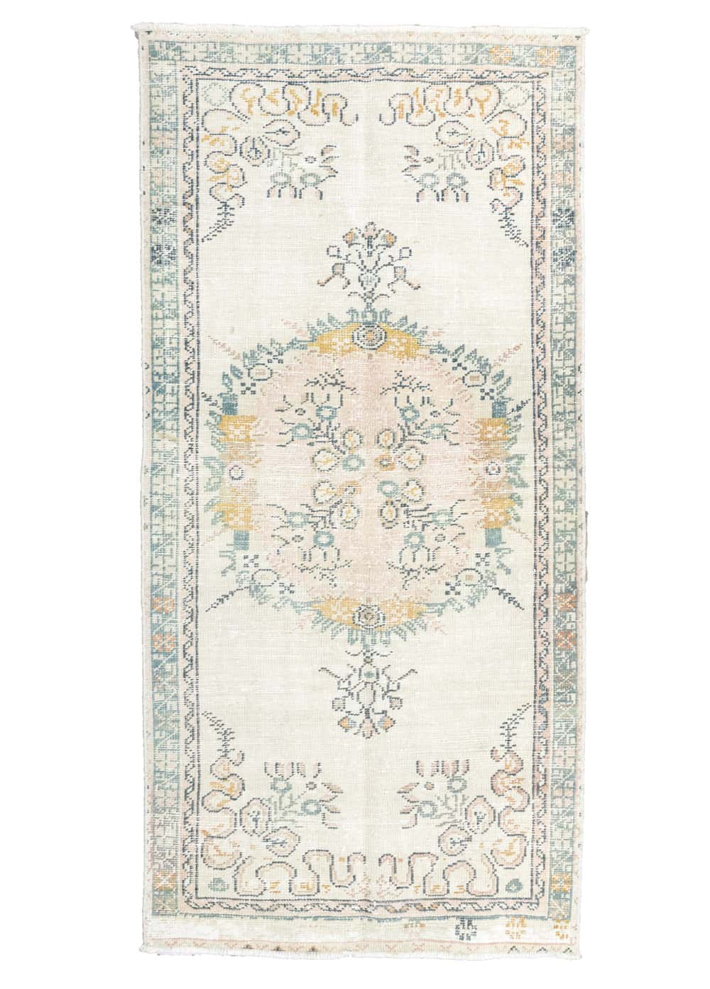 Yasuc El Dokuma Floral Yolluk Halı 88x184 cm