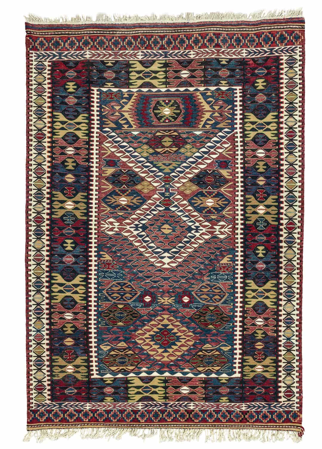 Vigen Rustik El Dokuma Yün Nuzumla Kilimi 136x196 cm