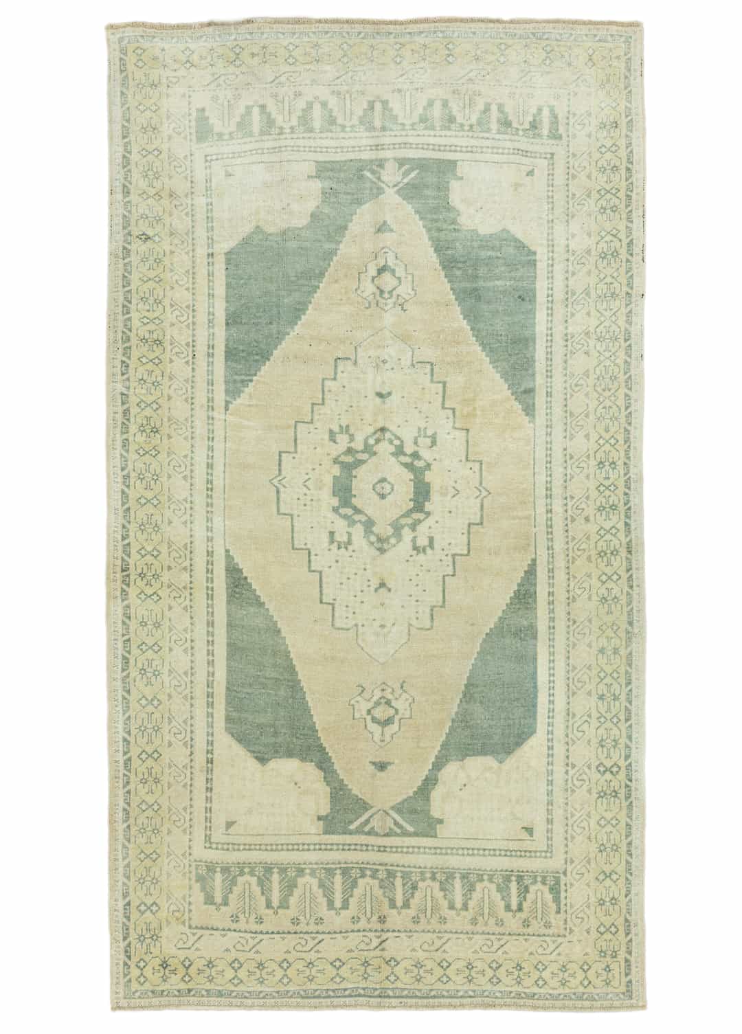 Leylak Vintage El Dokuma Yün Halı 151x278 cm