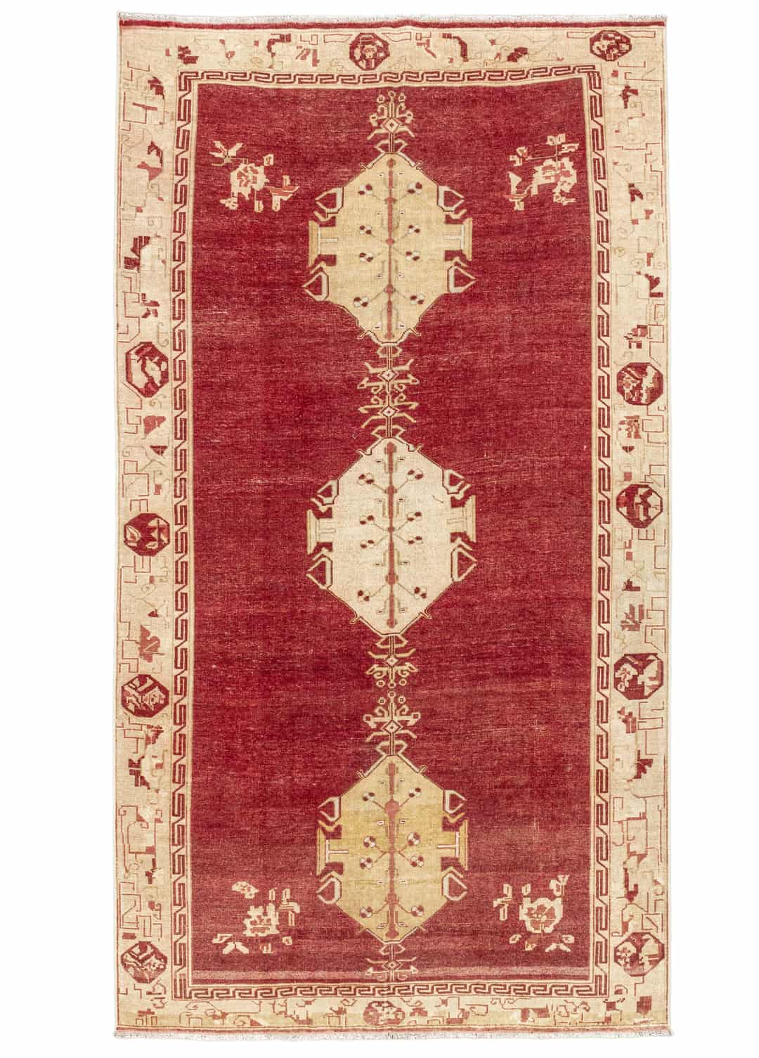 Halia Kırmızı Vintage Yün Halı 191x349 cm