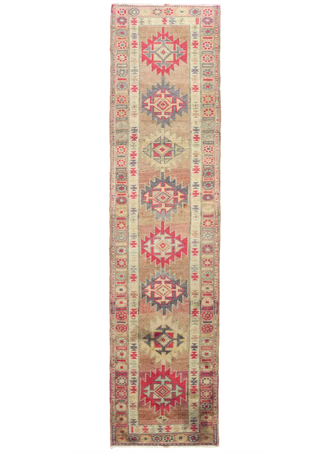 Sbaste Etnik Desenli El Dokuma Herki Yolluk 87x382 cm