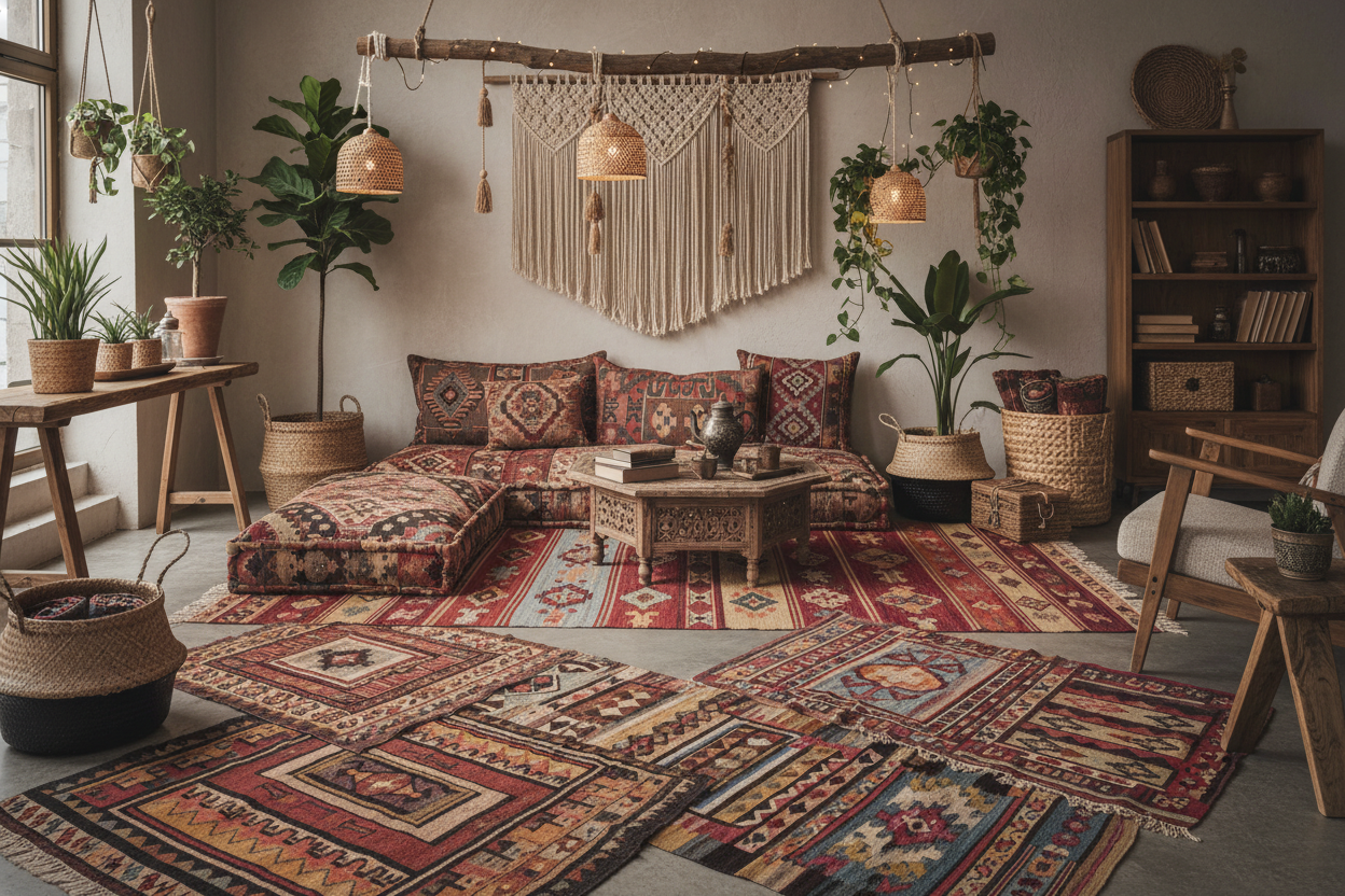 Bohem Tarzınızı Vintage Halılar ile Yansıtın
