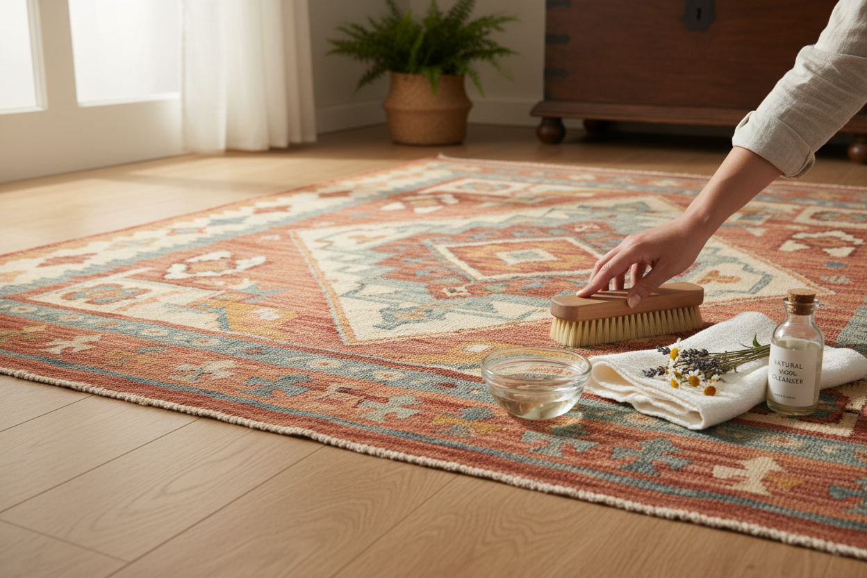 How to Clean Handwoven Rug Models?