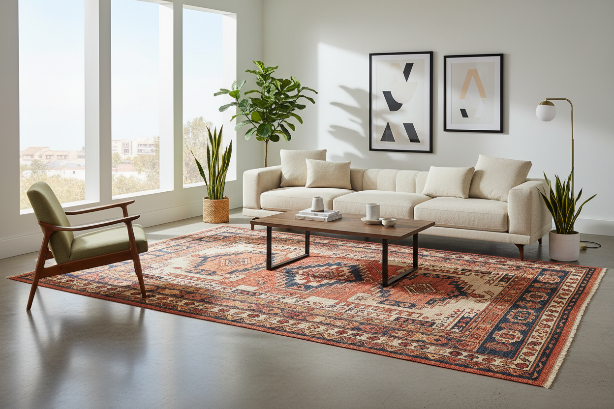 Modern Decoration Suggestions with Vintage Rugs