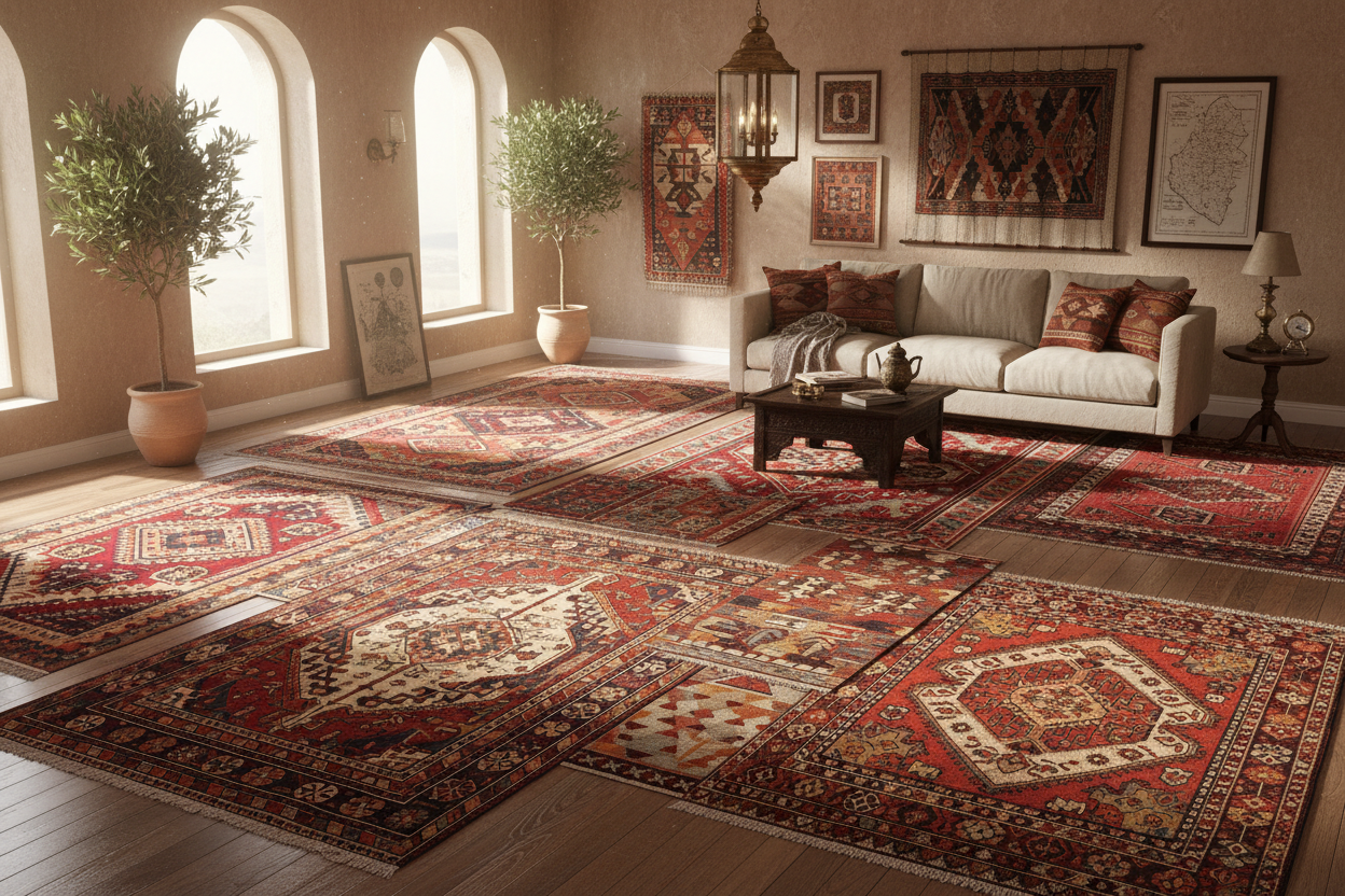 Renklerin ve Sanatın Büyüsü: El Dokuma Halılar ile Evini Canlandırın