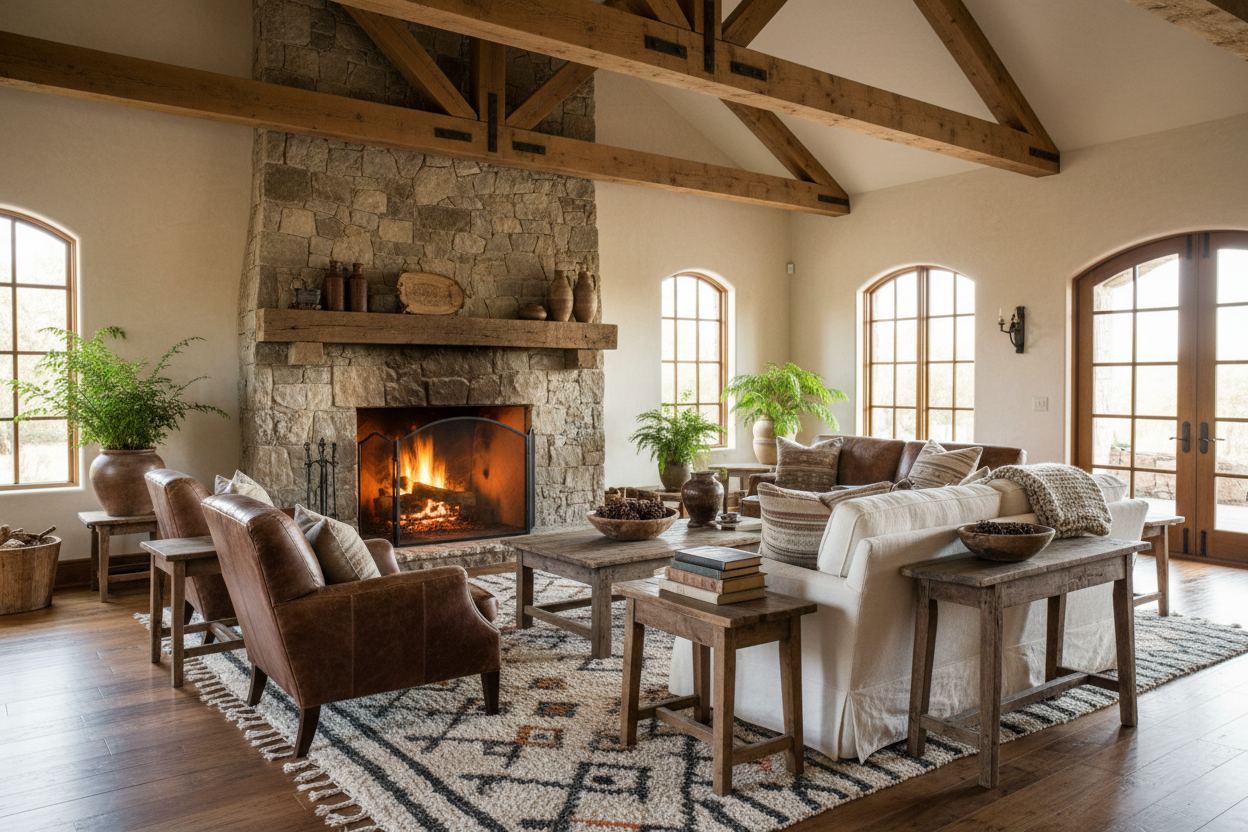 Rustik Tarzda İç Mekân Dekorasyonu Nasıl Yapılır?