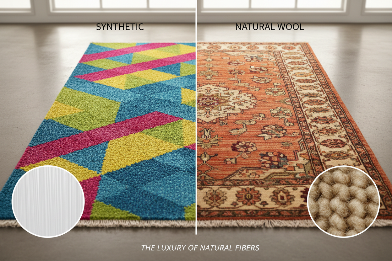 Sentetik ve Yün Halının Farkı