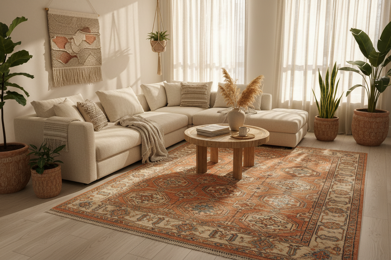 Uşak Halısı ile Ev Dekorasyon Fikirleri