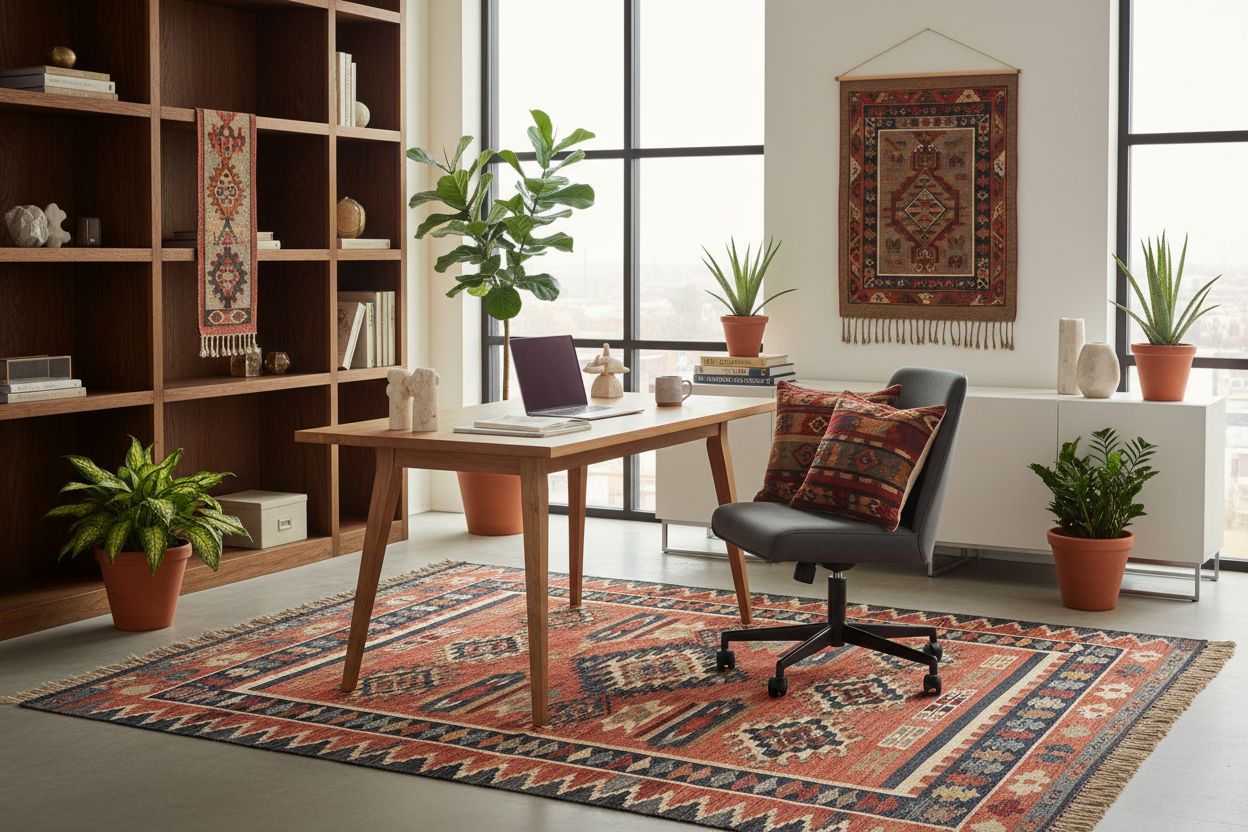 Ways to Make Your Office Unique with Kilim Models