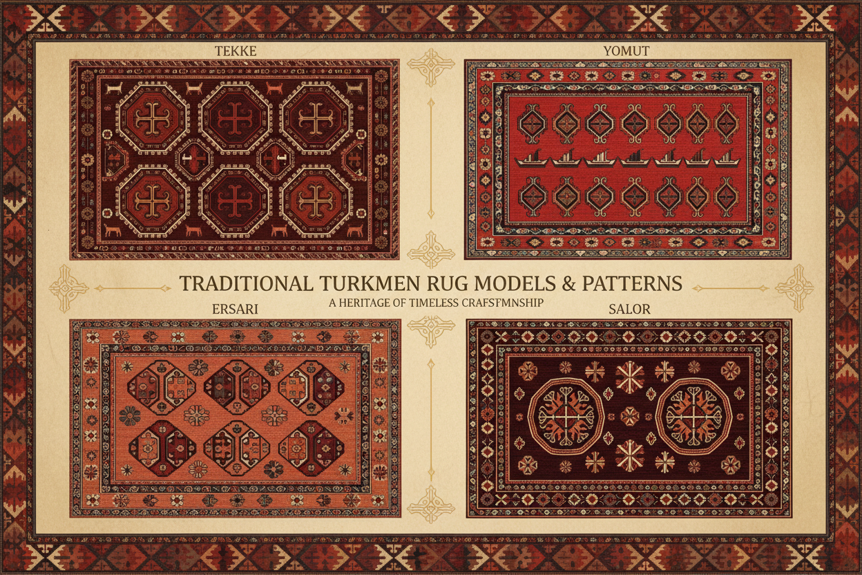 What are the Turkmen Rug Models? – Soho Antiq